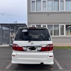 広々車中泊！アルファード！の画像