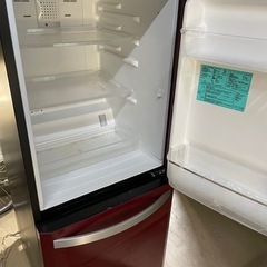 定型文は受付しません！2ドア冷蔵庫　ワインレッドの画像