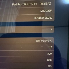 iPad pro 12.9インチ　第3世代　512㎇　アップルペンシルセットの画像