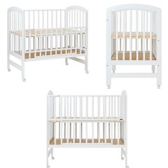 katoji ベビーベッド 収納棚付き