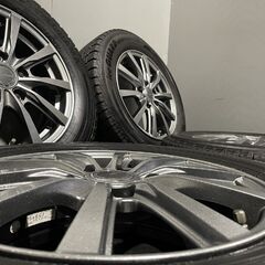 タイヤ未走行に近い【YOKOHAMA iG50 plus 195/65R15】スタッドレス【GRASS 15インチ 6J5HPCD114.3+53】トヨタ純正ナット必須 ノア等 MTC590クレジットカード QRコード決済可能