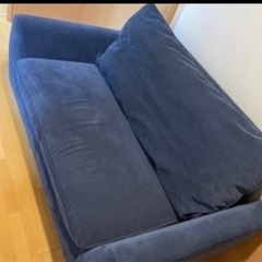 2人がけソファ　足脱着可能