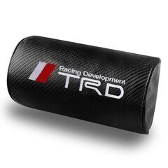 【着払い可能】 2個セット TRD トヨタ TOYOTA カーボンファイバー ネックパッド ヘッドレスト ピロー クッション ブラック 黒 GRの画像