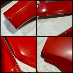 CBX400F 当時物 左右セット サイドカバー HONDA ホンダ 赤　純正品の画像