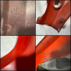 CBX400F 当時物 左右セット サイドカバー HONDA ホンダ 赤　純正品の画像