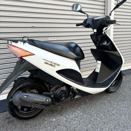 2922.定番人気　アドレスv50 高年式白メーター　バッテリー新品　千葉県柏市　即日配送、自走引き取りも可能