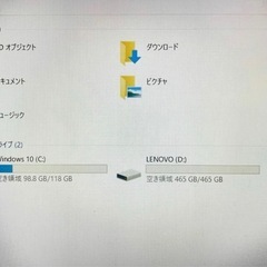 中古 Lenovo  ノートPCの画像