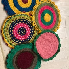 レトロ座布団の画像