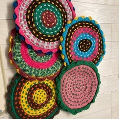 レトロ座布団の画像