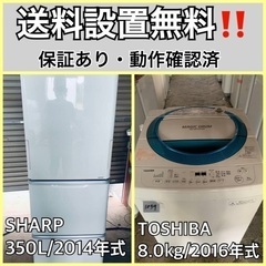 送料設置無料❗️業界最安値✨家電2点セット 洗濯機・冷蔵庫