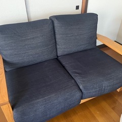 無印　ソファー　2人の画像