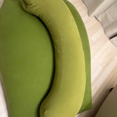 Yogibo Midi green & Long Moon Pillowヨギボー　ミディ　ロング　ムーン　ピロー　セットの画像