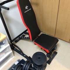 筋トレ用品　ダンベル　ベンチの画像