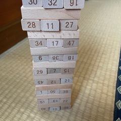 ジェンガ51ピース　wood