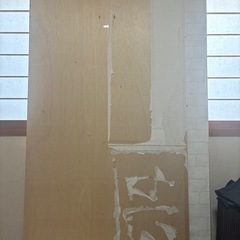 910x1820mm2枚ベニヤ板　合板　壁紙跡あり　の画像
