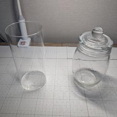 ガラス容器　ガラス瓶蓋付き　※バラ可