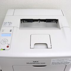 【ヤ取1/20終了】≪C232ジ-33≫通電OK NEC モノクロページプリンタ MuliWriter 5500 印刷枚数約14,800枚 レーザープリンター 事務用品/OA用品 現状品の画像