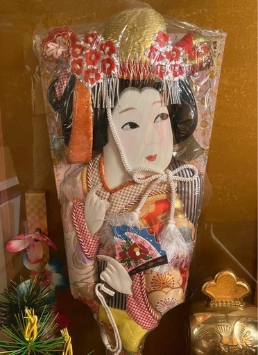 羽子板ガラスケース入り