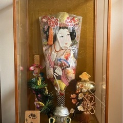 羽子板ガラスケース入り