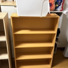 本日20時半に取りに来てもらえる方無料！棚２つ、ケース１つの3点...