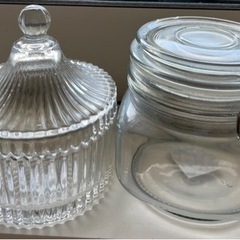 ガラスなどの小物入れ　美品の画像