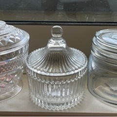 ガラスなどの小物入れ　美品