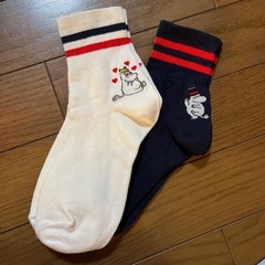 靴下　ムーミン　二足