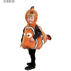 値下げ　ハロウィン　こども用ニモ　コスプレ　着ぐるみ