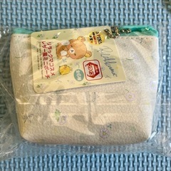 《新品未使用》リラックマ コスメレザー風ミニポーチの画像