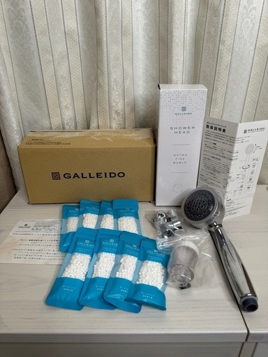【新品未使用】GALLEIDOシャワーヘッド＆カートリッジ8個セット