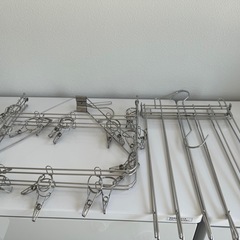 ニトリ　ステンレス物干しセット