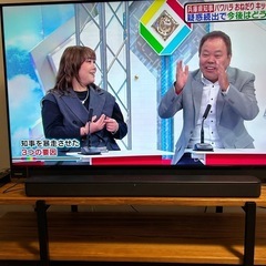テレビ+台+サウンドバー+HDD