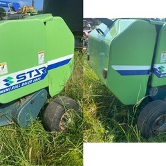 スター 小型ロールベーラー MRB0855T ジョイント付き 作動品 中古 引き取り限定の画像