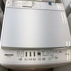 安心の6ヶ月保証付！！Hisense 全自動洗濯機 5.5kg 2018年製