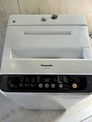 激安‼️?2015年製 Panasonic 洗濯機7.0L NA-F70PB8 【ネット決済・配送可・3ヶ月保証】 ?LA004