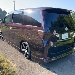 ヴェルファイア 車検8年9月 13万㌔ 両側電動 車高調 ナビ Bカメラ 地デジの画像