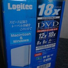 Logitec LDR-MA18FU2/WMの中古 (一部欠品)   DVD/R   の画像