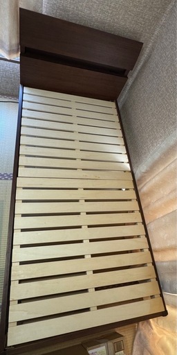 関家具　シングルベッド　美品