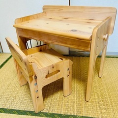 美品　ベネッセ　幼児机　子どもが伸びる収納たっぷりキッズデスク&チェア 美品 ベネッセ 幼児机 子どもが伸びる収納たっぷりキッズデスク