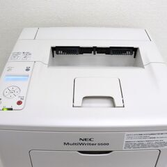 【処5/23】≪C233ジ-9≫通電OK NEC モノクロページプリンタ MuliWriter 5500 印刷枚数約50,000枚 レーザープリンター 事務用品/OA用品 現状品の画像