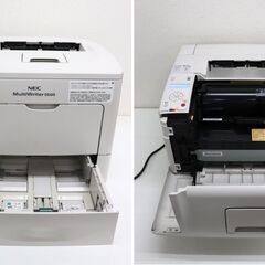 【処5/23】≪C233ジ-9≫通電OK NEC モノクロページプリンタ MuliWriter 5500 印刷枚数約50,000枚 レーザープリンター 事務用品/OA用品 現状品の画像