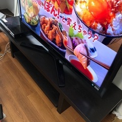 お値下げ✨Francfranc TVボード（⚠︎テレビとレコーダ...