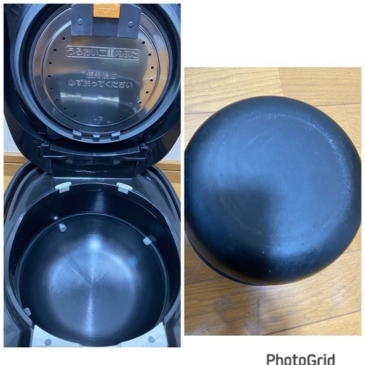  2019年製?象印 炊飯器 5.5合 圧力IH式 極め炊き 鉄器コートプラチナ厚釜 保温40時間 ブラック NP-BJ10-BA(0