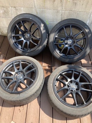 ワーク エモーション 17インチ　8j 9j PCD114.3 美品