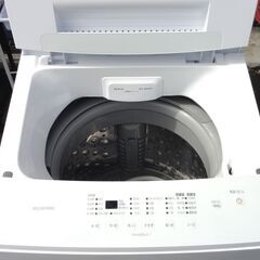 高年式! アイリスオーヤマ 全自動洗濯機 2023年製 6.0kg IAW-T604E 6kg 家電 ホワイト/白 札幌市 中央区 南12条の画像