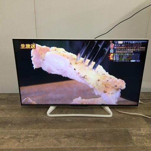 9/8 終 SHARP シャープ AQUOS アクオス 40型 液晶カラーテレビ TV  LC-40W35 2016年製 リモコン付き 動作確認済 24i菊HG