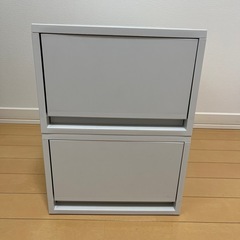 無印良品　MUJI ポリプロピレンケース・引出式・深型・ホワイト...