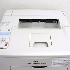 【ヤ取終了9/18】≪C234ジ-19≫通電OK NEC モノクロページプリンタ MuliWriter 5500 印刷枚数約8,500枚 レーザープリンター 事務用品/OA用品 現状品の画像