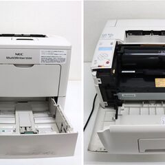 【ヤ取終了9/18】≪C234ジ-19≫通電OK NEC モノクロページプリンタ MuliWriter 5500 印刷枚数約8,500枚 レーザープリンター 事務用品/OA用品 現状品の画像