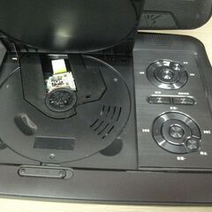 ワンセグ ポータブルDVDプレーヤー 9インチ CPRM対応 夢グループ DT-PD9K2205N 付属品付 苫小牧西店の画像